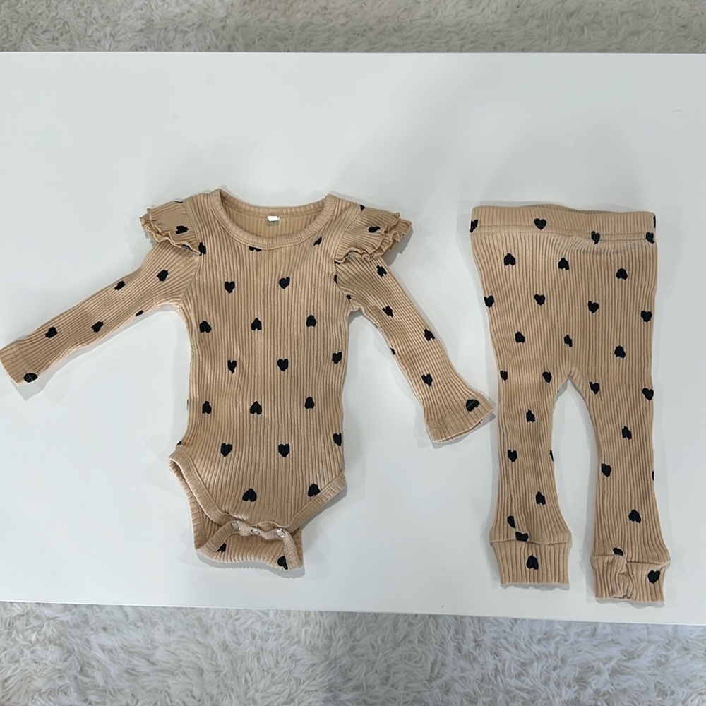 Hearts matching set